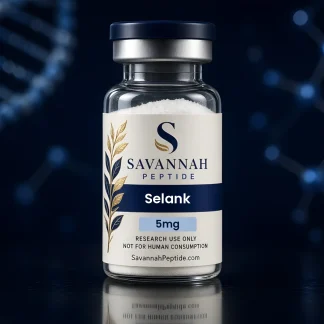 Selank 5mg research peptide vial