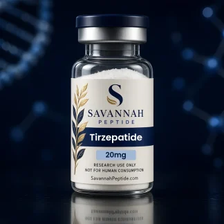 Tirzepatide 20mg research peptide vial