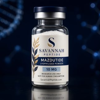 Mazdutide research peptide vial
